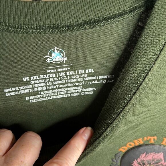 Disney Hocus Pocus 2 Spirit Jersey Green Size XXL Unisex Plus Size - Picture 5 of 10